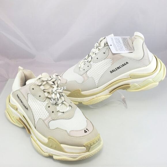 Balenciaga Shoes - NWD$ 1,100 Balenciaga White Women's Triple S Collectible Sneakers Sz 41 (US 11)